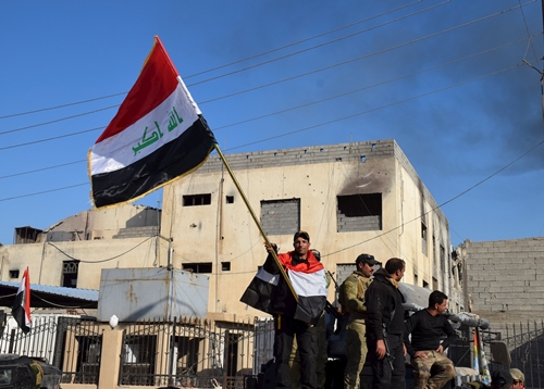 Binh sĩ quân đội Iraq tại thành phố Ramadi ngày 28/12