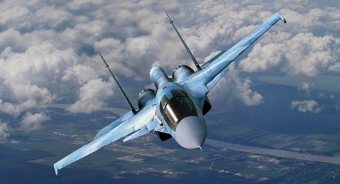 Chiến đấu cơ Su-34 của Nga trong đợt không kích khủng bố IS