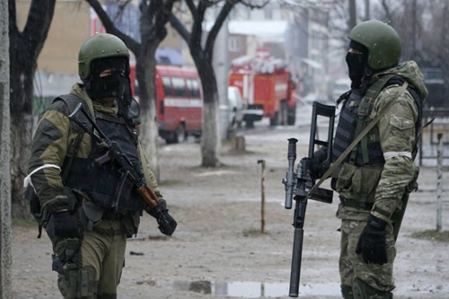 Binh sĩ đặc nhiệm Nga trong một chiến dịch chống khủng IS bố ở Makhachkala