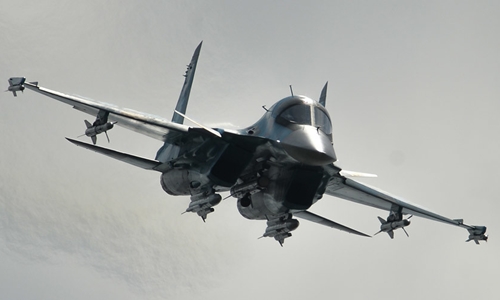 Sukhoi Su-34, một trong ba loại chiến đấu cơ Nga dùng để không kích khủng bố IS tại Syria 