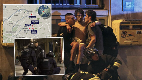 Vụ khủng bố ở Paris làm chấn động nước Pháp