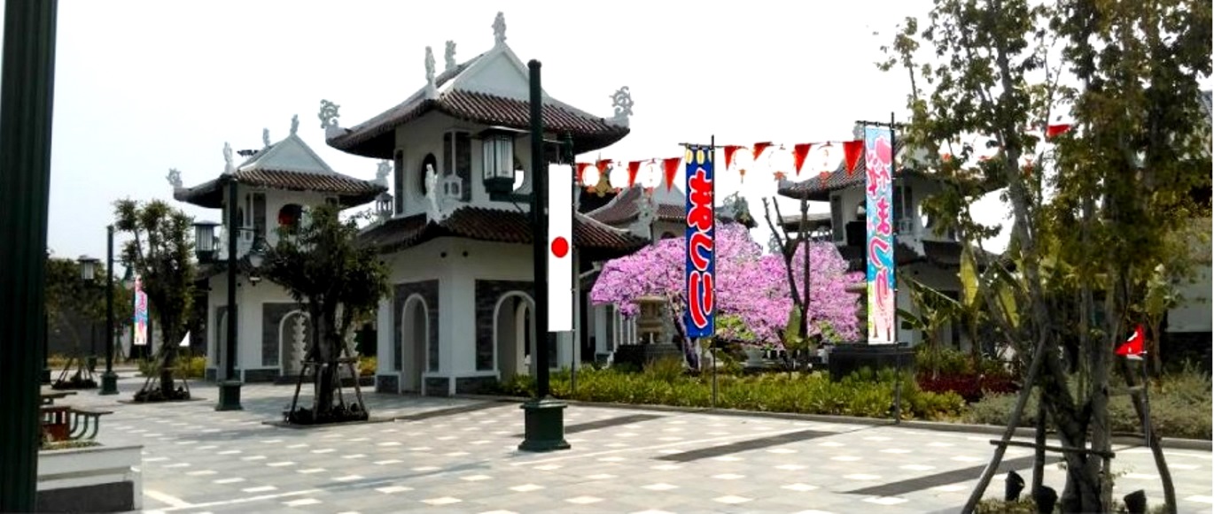 Khung cảnh Lễ hội Hanami tại Asia Park