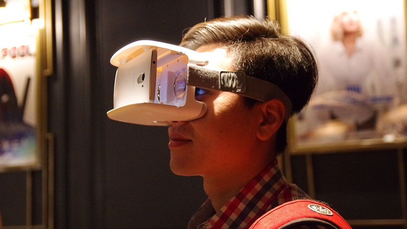 Hình ảnh trải nghiệm Lenovo ANT VR tại lễ ra mắt