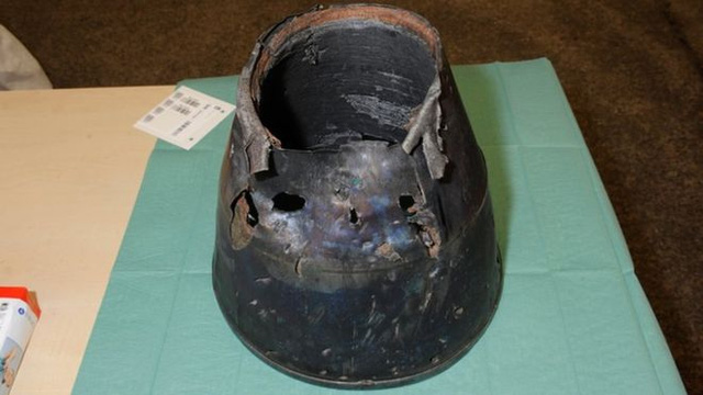 Hình ảnh mảnh vỡ tên lửa Buk được cho là ‘thủ phạm’ bắn rơi máy bay MH17 vừa được công bố