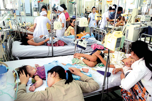 Quận Hoàng Mai - Hà Nội là nơi dịch sốt xuất huyết bùng phát rất mạnh vào tháng 6/2017