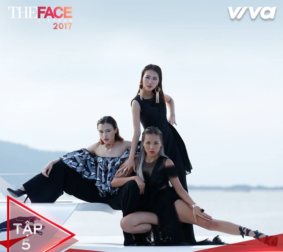 Team Hoàng Thùy cá tính trong buổi chụp hình trên boong tàu The Face tập 5