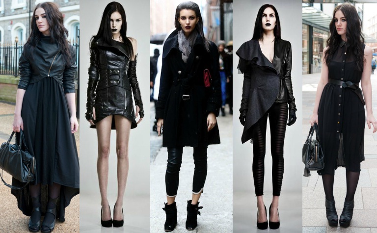 Phong cách thời trang Gothic hướng đến vẻ đẹp lạnh lùng, bí ẩn của các cô gái