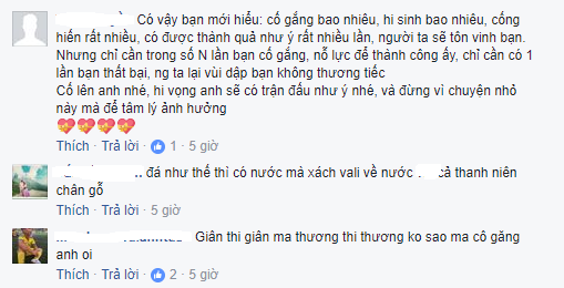 Suốt 1 ngày qua, Facebook Hồ Tuấn Tài xuất hiện rất nhiều bình luận cho thấy thái độ của các cổ động viên VN
