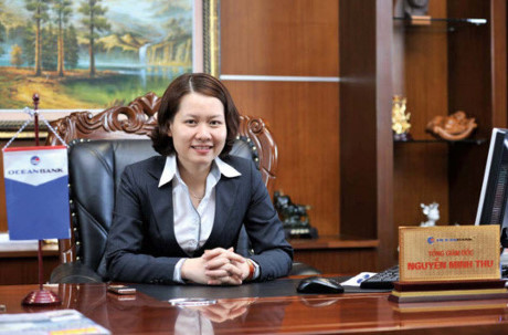 Bà Nguyễn Minh Thu - Phó cực TGĐ Oceanbank