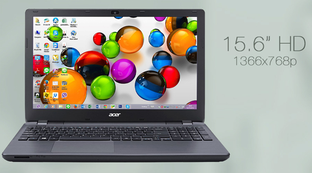 Laptop giá rẻ Acer Aspire E5 15,6 inch cấu hình 'khủng' khuyến mãi tại Thế Giới Di Động