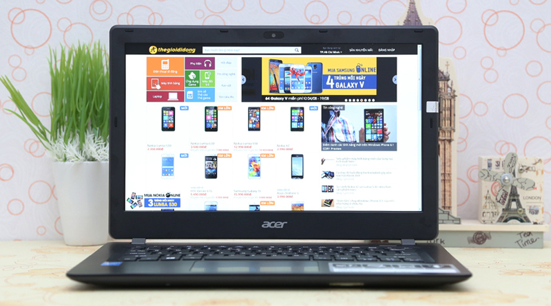 Laptop giá rẻ Acer core i5 khuyến mãi lớn tại Thế Giới Di Động dịp 30/04