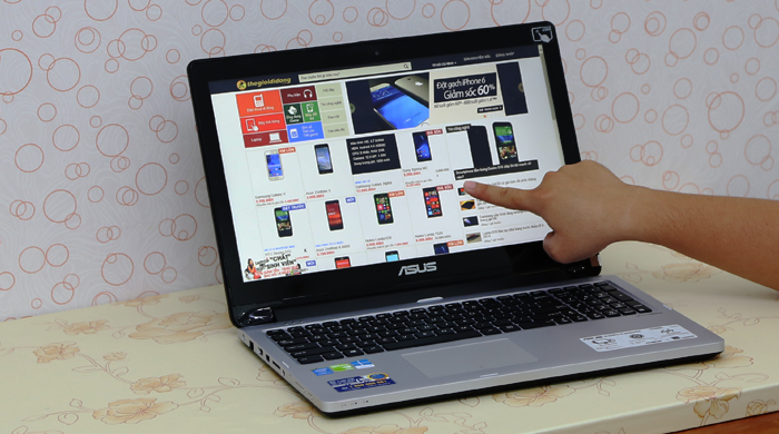 Laptop giá rẻ  Asus TP550LA xoay 360 độ độc đáo