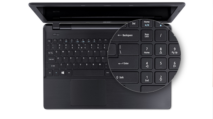 Laptop giá rẻ Acer E5 cấu hình mạnh mẽ, màn hình cỡ lớn ấn tượng