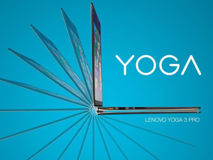 Chế độ sử dụng linh hoạt với khung xoay của laptop lai máy tính bảng Lenovo Yoga 3 Pro