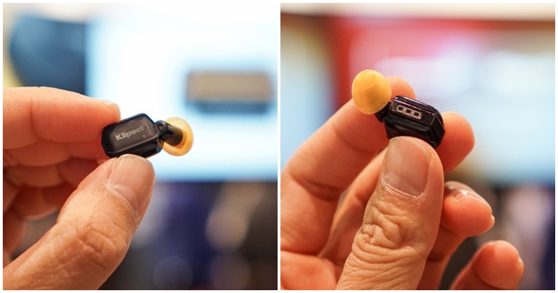  T10 True Wireless rất nhỏ, với kích thước giống với một cặp tai nghe In-ear có dây