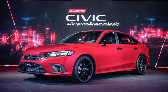 Honda Civic 2022 chính thức ra mắt tại Việt Nam, giá từ 730 triệu đồng