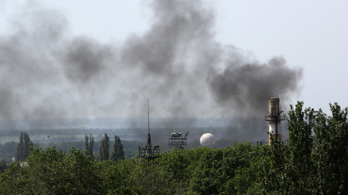 Donetsk sau không kích của quân đội Ukraine