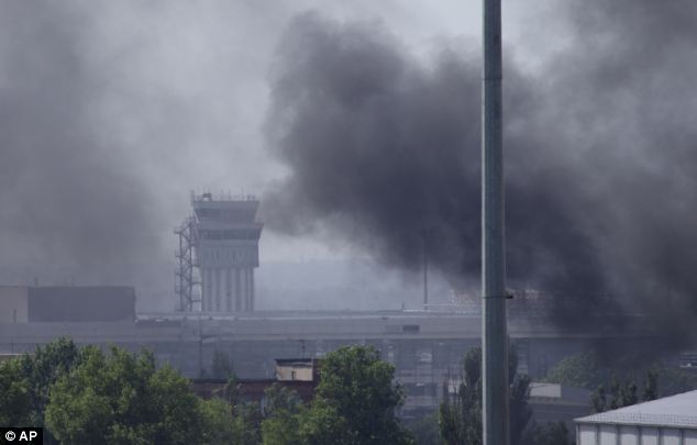 không kích tại Donetsk