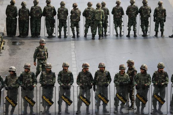 quân đội Thái Lan siết chặt an ninh