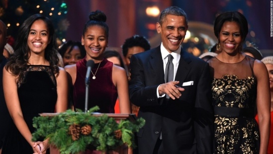 Tổng thống Obama sẽ đưa vợ và 2 con gái sang Việt Nam 