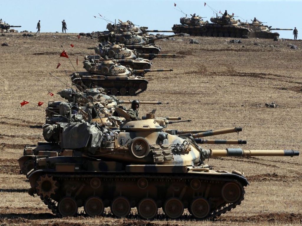 Tình hình chiến sự Syria mới nhất: Xe tăng Thổ Nhĩ Kỳ rầm rập tiến vào Syria