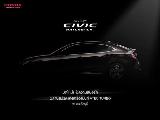 Honda Civic Hatchback 2017 ra mắt tại Thái Lan có gì mới