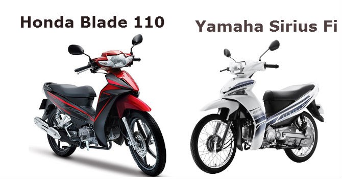 Khoảng 20 triệu nên mua Yamaha Sirius hay Honda Blade là tốt nhất