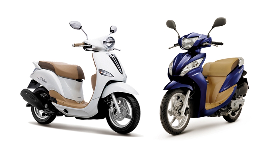 Tư vấn mua xe máy: Nên mua xe của Yamaha hay Honda?