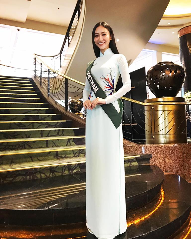 Ngắm nhan sắc ‘chiến binh trái đất’ Hà Thu trước thềm chung kết Miss Earth 2017