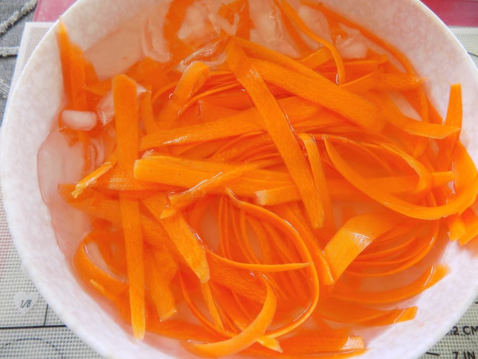 Cách làm mứt cà rốt bào không cần vôi