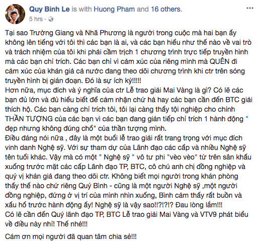 Trường Giang cầu hôn Nhã Phương: MC Quý Bình bức xúc lên tiếng