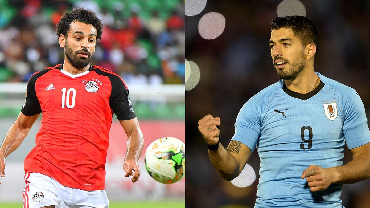 Xem truyền hình trực tiếp bóng đá World Cup 2018 Ai Cập vs Uruguay ở kênh nào?
