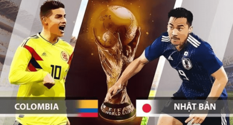 Xem trực tiếp bóng đá World Cup 2018 Colombia vs Nhật Bản