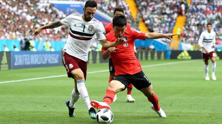 Kết quả tỷ số giữa Hàn Quốc vs Mexico, bảng F lúc 22h00 ngày 23/6