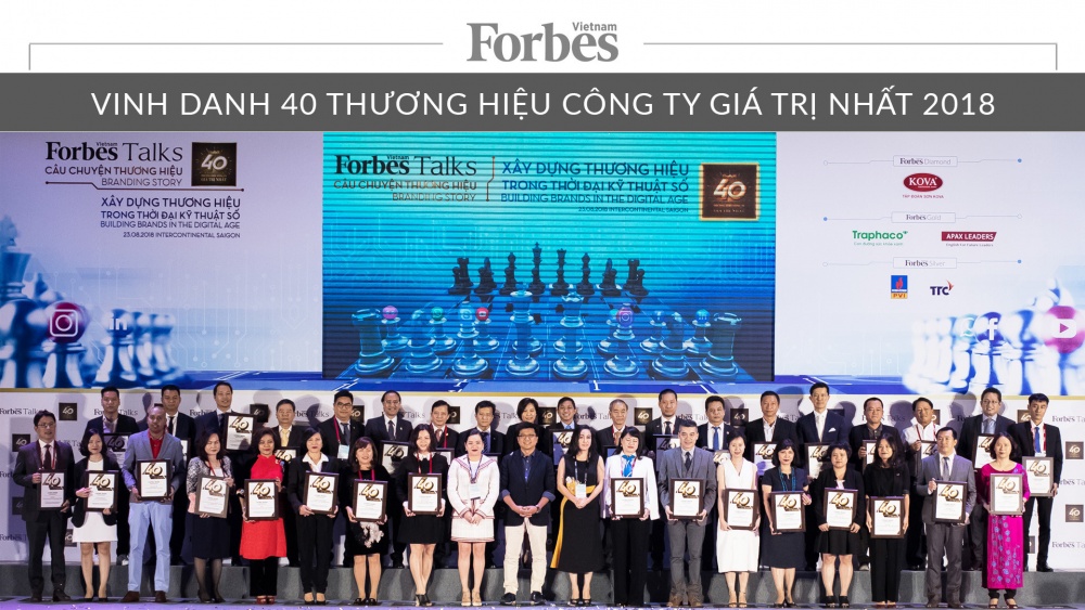 Top 5 thương hiệu tỷ đô của Việt Nam vừa được Forbes công bố