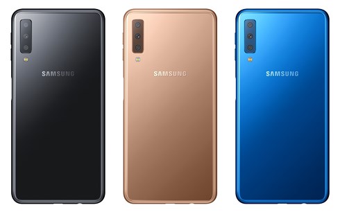 ‘Cận cảnh’ Samsung Galaxy A7 phiên bản 2018 với 3 camera