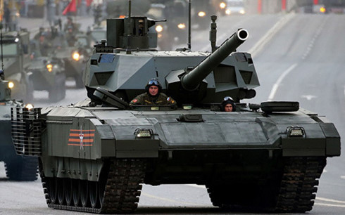 Afganit thế hệ mới sẽ được lắp đặt lên xe tăng Armata T-14, xe chiến đấu bộ binh T-15