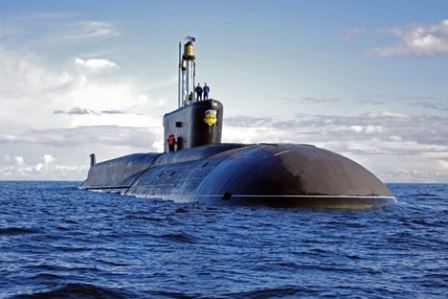 Tàu ngầm  lớp Borei của Nga.