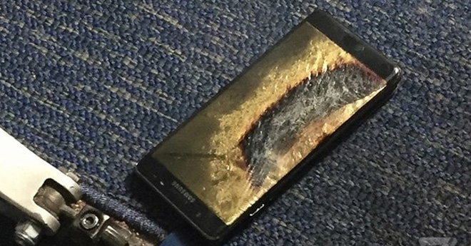  Galaxy Note 7 vẫn liên tiếp xảy ra sự cố.