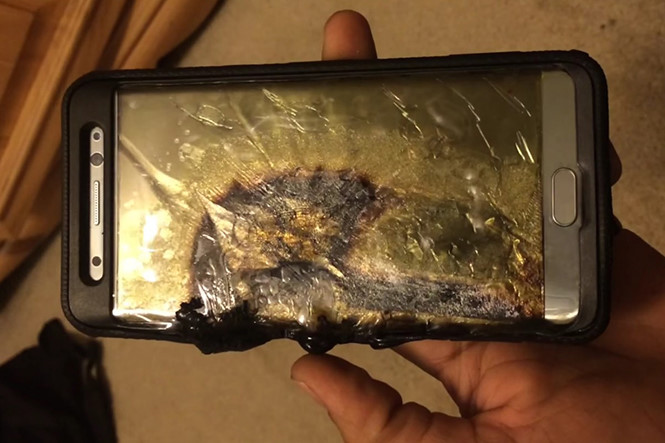 Sự cố điện thoại Galaxy Note7 bị cháy do sạc pin đã khiến cho hãng Samsung gặp nhiều rắc rối. 