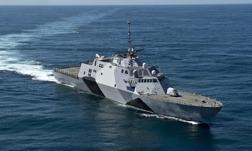 Tàu chiến ven biển lớp LCS Mỹ.
