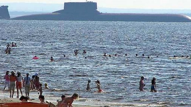 Tàu ngầm lớp Akula Nga. 