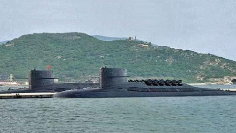 Tàu ngầm hạt nhân tên lửa đạn đạo của Trung Quốc. Ảnh: Đất Việt