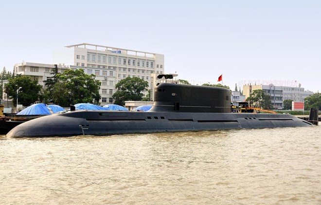 Tàu ngầm lớp Thanh của Trung Quốc có trọng lượng gần 7000 tấn. 