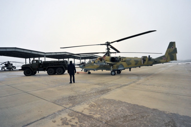 Trực thăng Ka-52 Alligator của Nga tấn công siêu hạng uy lực nhất hiện nay