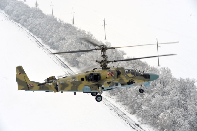 Trực thăng Ka-52 Alligator Nga.