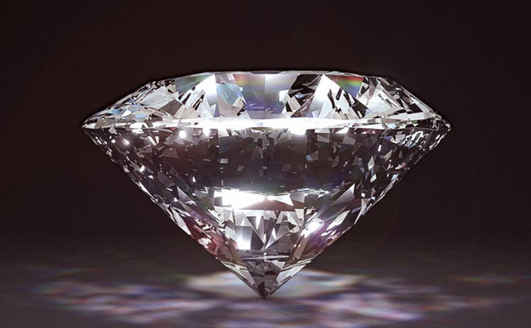  Kim cương nhân tạo giống y chang kim cương thật nên rất khó phân biệt. Ảnh minh họa
