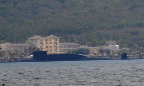 Hình ảnh mới nhất của tàu ngầm lớp Type 094 của Trung Quốc. Ảnh: VnExpress