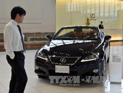 Toyota thu hồi gần 16.000 xe Lexus tại Trung Quốc do lỗi túi khí. Ảnh: Ảnh: AFP/TTXVN