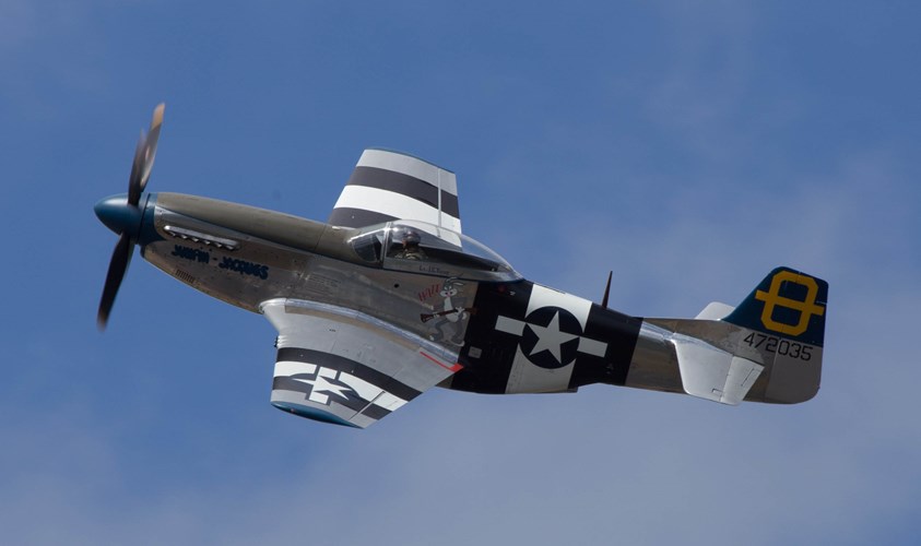 Ngoài nhiệm vụ hộ tống, P-51 còn là tiêm kích dễ dàng chiếm ưu thế trên không. Ảnh: Kiến Thức 